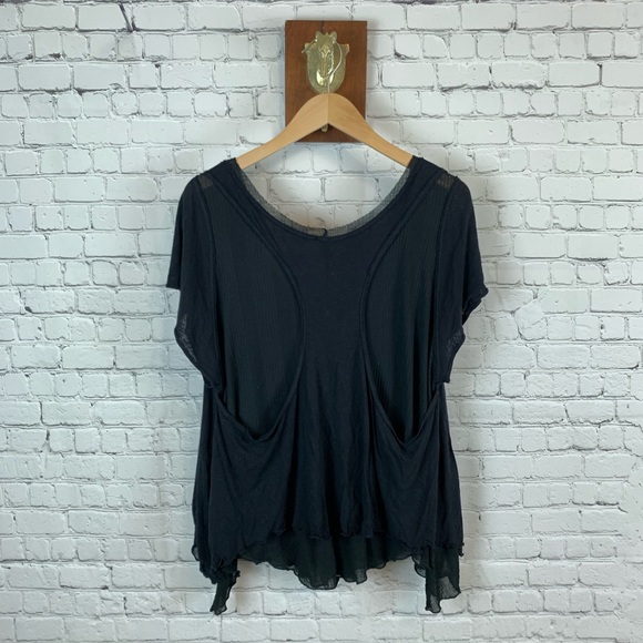 Free People Short Sleeve Top - Picture 7 of 8